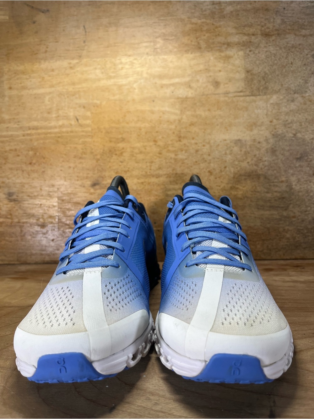 On CloudFlow 3.0 REFLECTIVE Womens Size 8 Running Shoes Sneakers Blue White - Picture 2 of 12